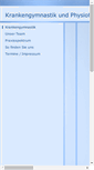 Mobile Screenshot of krankengymnastik-pohl-ratekau.de